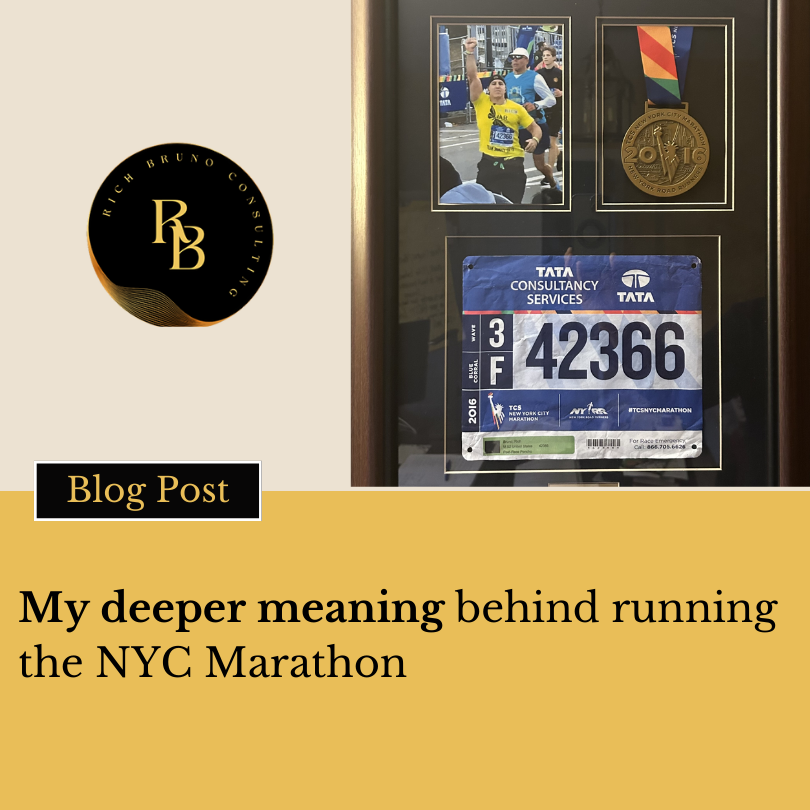 My deeper meaning behind running the NYC Marathon